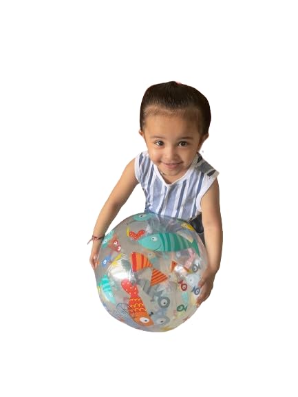 Lively Print Inflatable PVC Beach Ball For Kids|Pool & Beach Fun