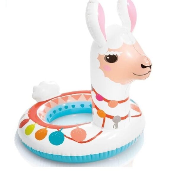 Llama Cute Animal Inflatable Swimming Ring for Summer Fun|Anti Flip Tube