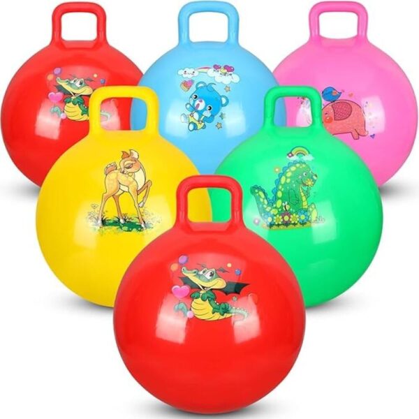Inflatable Jump Hopper Bouncy Hopping Ball with Handle| Bouncing Ball Toy for Little Teens Ride Party Favors|