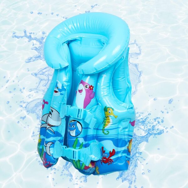 Swimming Inflatable PVC Safety Life Jacket for Boys & Girls|Swim Safety Vest for Kids