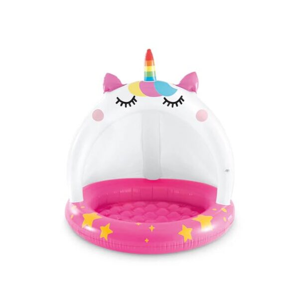Caticorn Canopy Baby Inflatable Swimming Pool for Kids