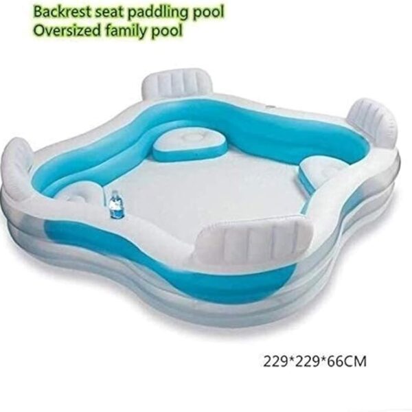 Rectangular Inflatable Portable Indoor & Outdoor Bathing Tub| Swim Centre Kids Pool