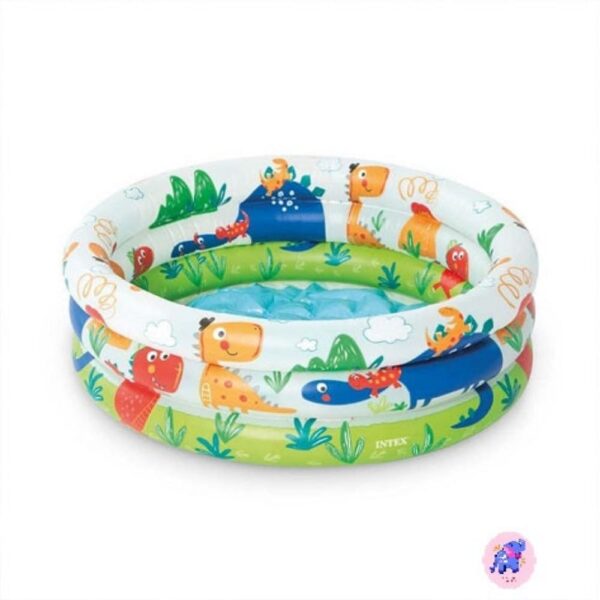 Dino Buddies Inflatable Swimming Pool for Kids| Big Kiddie Baby Party Play Pool Tub