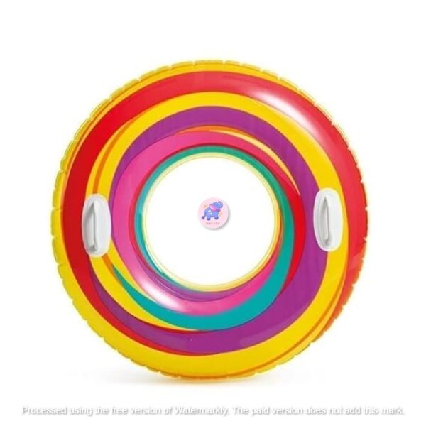 Swirly Whirly 36IN Inflatable Swimming Rings With 2 Handles
