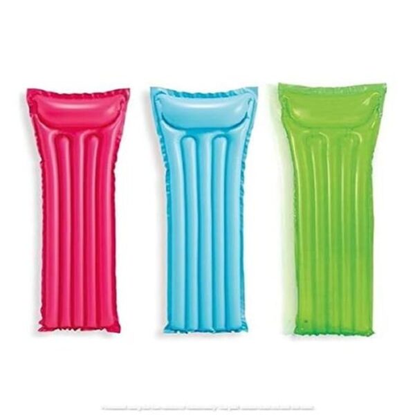 Economats Matte Suntanner Inflatable Floating Lounger With Headrest