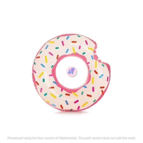 Rainbow Donut 42IN Inflatable Swimming Ring Floater