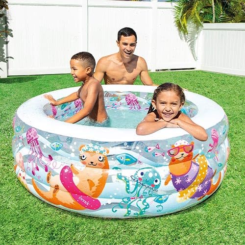 Little Otter Printed Baby Inflatable Swimming Pool for Kids