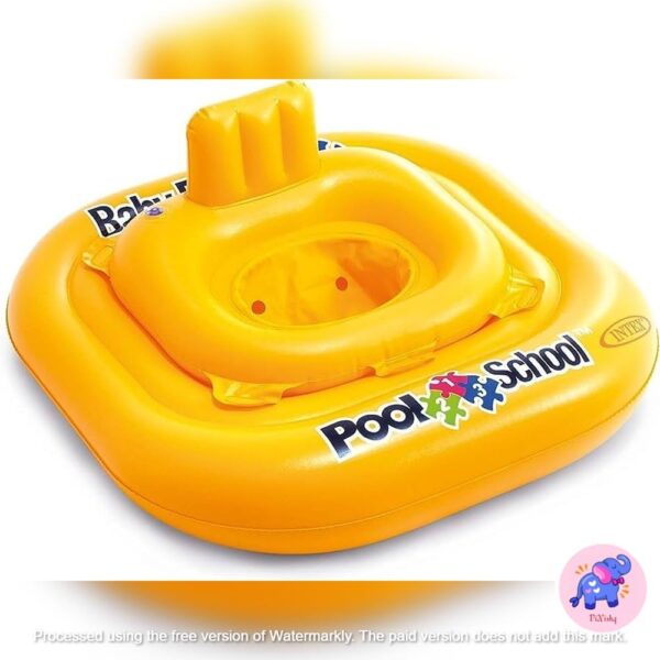 Inflatable Pool School Kiddie Water Float Safe Anti-flip Diaper Style