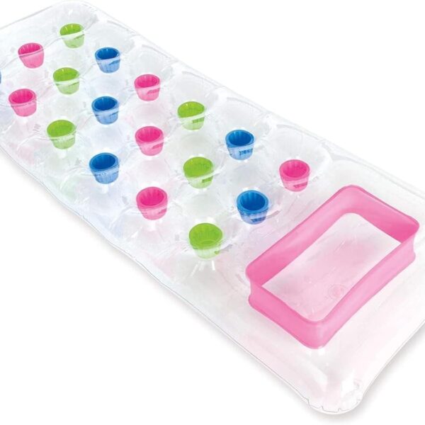 18 Pocket Clear Suntanner Inflatable Floating Lounger