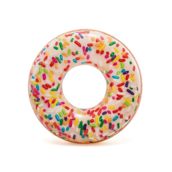 Sprinkle Donut 39IN Inflatable Swimming Ring Floater