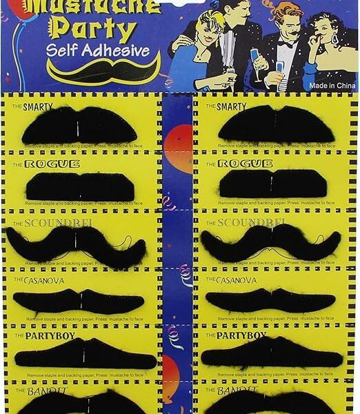 Magic Fake Mustache For Kids| Sticker Munche For Pranks, & Fancy Dress