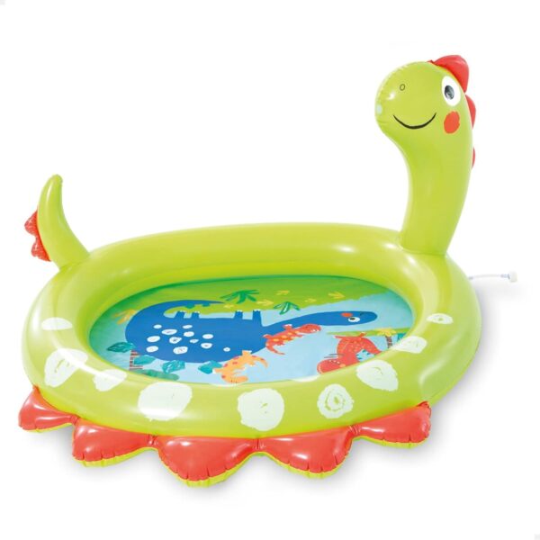 Large Inflatable Dinosaur Pool with Sprayer | Kids' Water Tank Play Centre for Outdoor Summer Fun