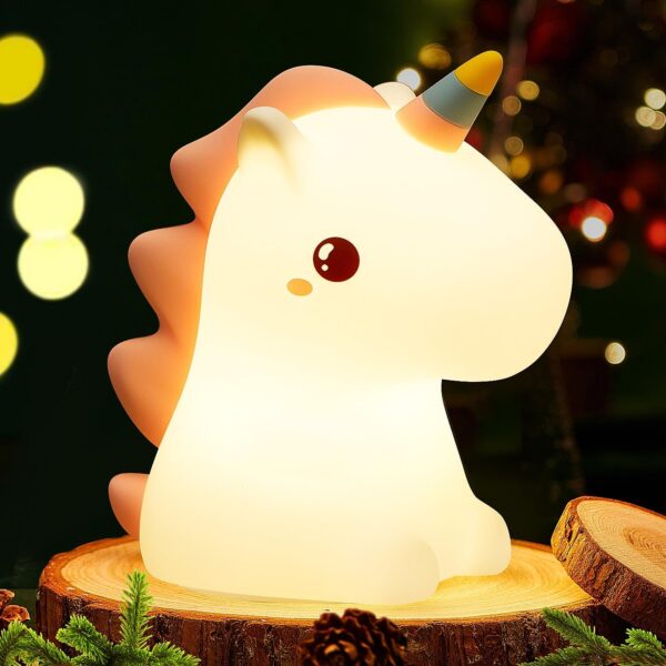 Cute Silicone Unicorn LED Lamp Light With Touch Control
