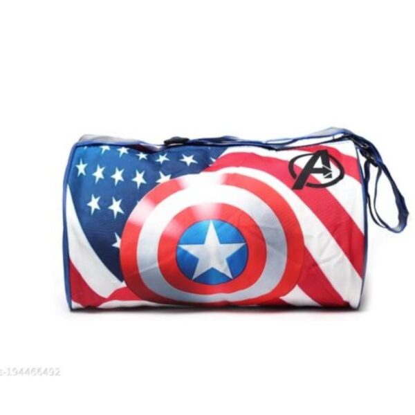 Trendy Printed Travel & Sports Duffle Bag- Captain America