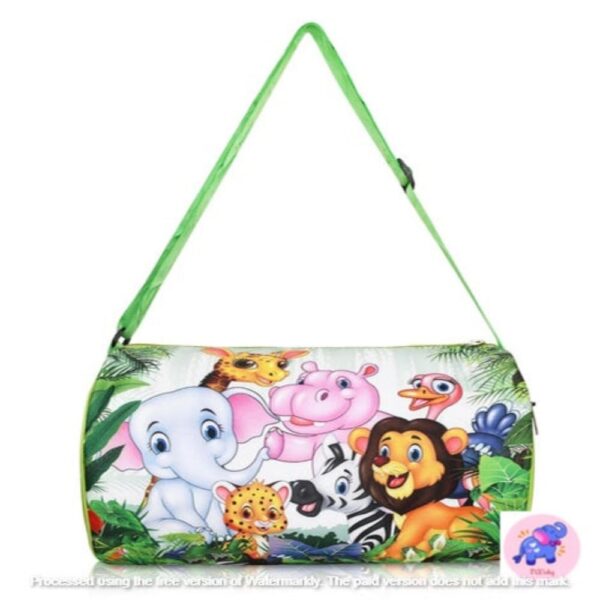 Trendy Printed Travel & Sports Duffle Bag- Jungle Boys